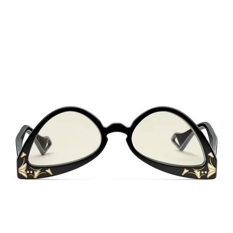 inverted glasses gucci|Designer Cat Eye Sunglasses .